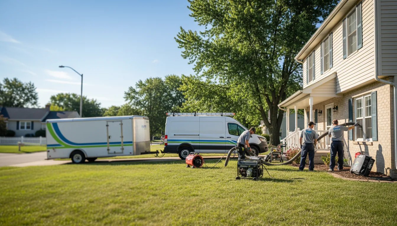Flooded Basement Restoration And Cleanup With Repair in Crossett, AR near me